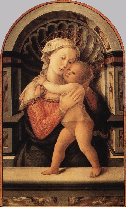 LIPPI, Fra Filippo Madonna with the Child and two Angels g oil painting image